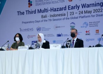 Komunitas Internasional Gotong Royong Bangun Sistem Peringatan Dini Handal