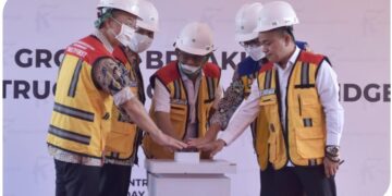 Jembatan IV Palu Mulai Dibangun, Gubernur Palu Rusdy Mastura Hadiri Peletakan Batu Pertama