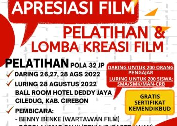 PENDAFTARAN PELATIHAN APRESIASI FILM BERUPA LOMBA KREASI FILM