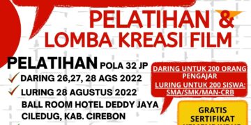 PENDAFTARAN PELATIHAN APRESIASI FILM BERUPA LOMBA KREASI FILM