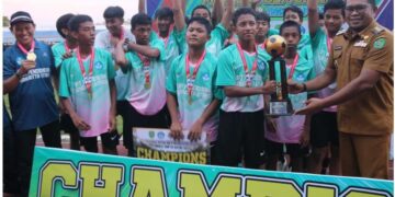 Festival Sepak Bola Merdeka Belajar Kutai Timur, Wabup Kasmidi: Tahun Berikutnya Bukan Hanya SMP Tapi Juga SD