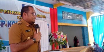 Wakil Bupati Kasmidi Resmikan Kantor Koperasi KSP Kopdit Pintu Air Cabang Sangatta