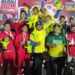 Wakil Bupati Kutai Timur Kalungkan Medali Emas Pertama Kontingen Panjat Tebing Kutim di Porprov VII Kaltim 2022