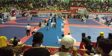 Helcy dan Laras Murid SMA Negeri 8 Tambun Selatan, Raih Medali Emas Pada Kejurnas Taekwondo Kapolri Cup 4