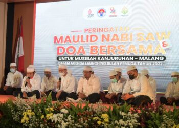 Kemenpora Gelar Peringatan Maulid Nabi Muhammad, Menpora Ajak Peserta Heningkan Cipta Untuk Korban Kanjuruhan