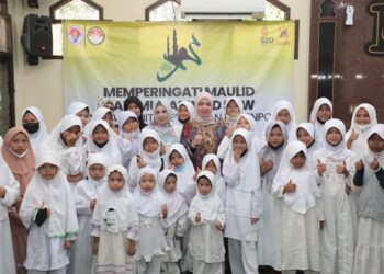 Peringati Maulid Nabi Muhammad SAW, Penasihat DWP Kemenpora RI Nadiah Amali: Mari Tanamkan Rasa Cinta