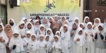 Peringati Maulid Nabi Muhammad SAW, Penasihat DWP Kemenpora RI Nadiah Amali: Mari Tanamkan Rasa Cinta