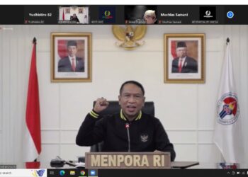 Buka Sarasehan Ilmu Keolahragaan Unesa, Menpora Amali Harapkan Ini Untuk Perbaikan Sepak Bola Indonesia