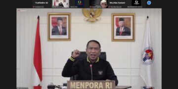 Buka Sarasehan Ilmu Keolahragaan Unesa, Menpora Amali Harapkan Ini Untuk Perbaikan Sepak Bola Indonesia