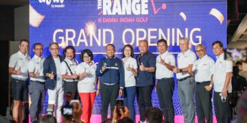 Menpora Amali Resmikan The Range Damai Indah Golf