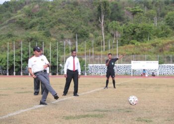 Menpora RI Resmi Buka Turnamen Sepak Bola Piala Rektor Universitas Cendrawasih Tahun 2022