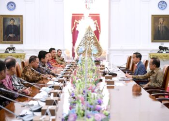 Kunjungan Pengurus Baru PSSI Diterima Presiden Joko Widodo di Istana