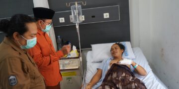 Wali Kota Sukabumi Mengunjungi Korban Kekerasan Geng Bermotor