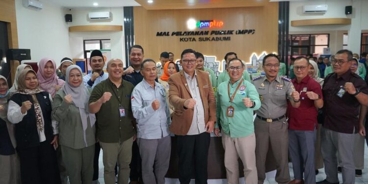 Peresmian MPP Kota Sukabumi oleh Pj Walikota Sukabumi, Kusmana Hartadji. Selasa (23/01).