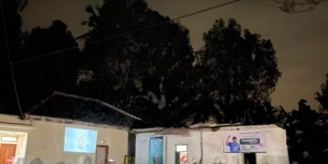 Ratusan Warga Penuhi Nobar Persib-Madura United Bareng Relawan PAS, Warga Titip Harap Pada Asep Sodikin