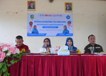 Penjabat Ketua TP-PKK Kota Sukabumi Berikan Materi Pencegahan Stunting di Kelurahan Cibeureumhilir