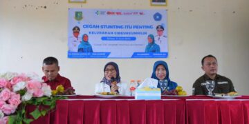 Penjabat Ketua TP-PKK Kota Sukabumi Berikan Materi Pencegahan Stunting di Kelurahan Cibeureumhilir