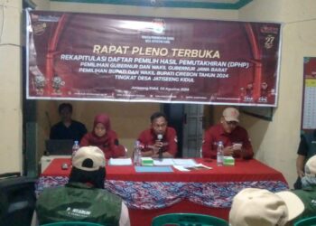 Pilkada, PPS Jatiseeng Kidul Gelar Pleno DPHP