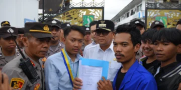 Penjabat Wali Kota Sukabumi Beri Tanggapan atas Tuntutan Mahasiswa PMII