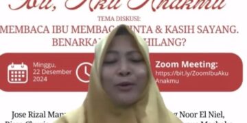 Pertemuan Layar Zoom Persiapan Peluncuran Buku Ibu, Aku Anakmu : Ibu, Matahari Kehidupan untuk Seorang Anak