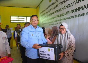Pemkot Beri Bantuan Pada Warga Terdampak Bencana di Kabupaten Sukabumi