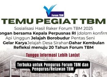 Temu Pegiat TBM Nasional 2025: TBM Ibnu Hajar Didapuk Jadi Tuan Rumah
