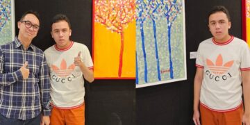 Muhammad Salman Farisyi, Penyandang Autis dengan Gaya Melukis Bunga Sakura Dikenal Sampai Ke Jepang dan Korea Selatan