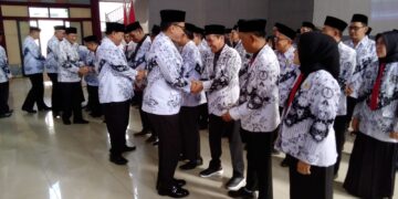Bupati Hadiri Pengukuhan Pengurus Baru Anak PGRI Kabupaten Bekasi Periode 2025–2030