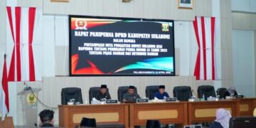 Revisi Pajak Daerah, DPRD Kabupaten Sukabumi Gelar Paripurna