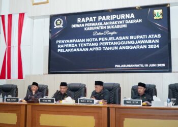 Rapat Paripurna DPRD Sukabumi, Realisasi APBD 2024 Surplus Rp 80,55 Miliar