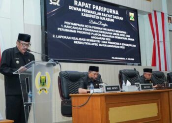 DPRD Sukabumi Gelar Paripurna, Bahas Perubahan KUA-PPAS dan Realisasi APBD 2025