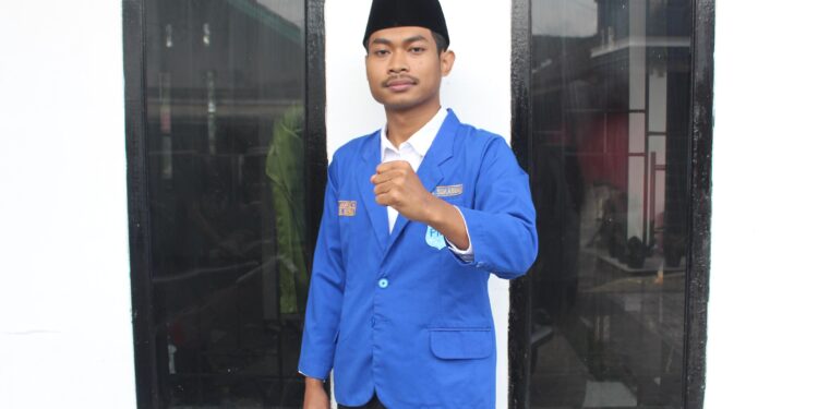 Ketua PC PMII Kota Sukabumi terpilih, Sahal Mahfuzh Hadiawan. Foto istimewa