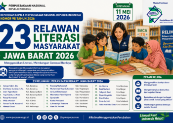 Perpusnas RI Tetapkan 23 Relawan Literasi Masyarakat Jawa Barat Tahun 2026
