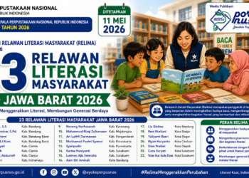 Perpusnas RI Tetapkan 23 Relawan Literasi Masyarakat Jawa Barat Tahun 2026