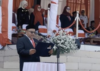 Ketua DPRD Sukabumi Bacakan Teks Proklamasi, Tekankan Persatuan dan Kedaulatan