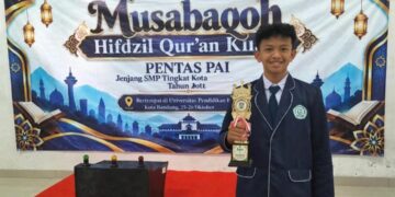 DPD LDII KBB Apresiasi Prestasi Gemilang M. Azka Anugrah Naputra Siswa SMP NIBS Juara 1 Pidato dan MHQ 2026