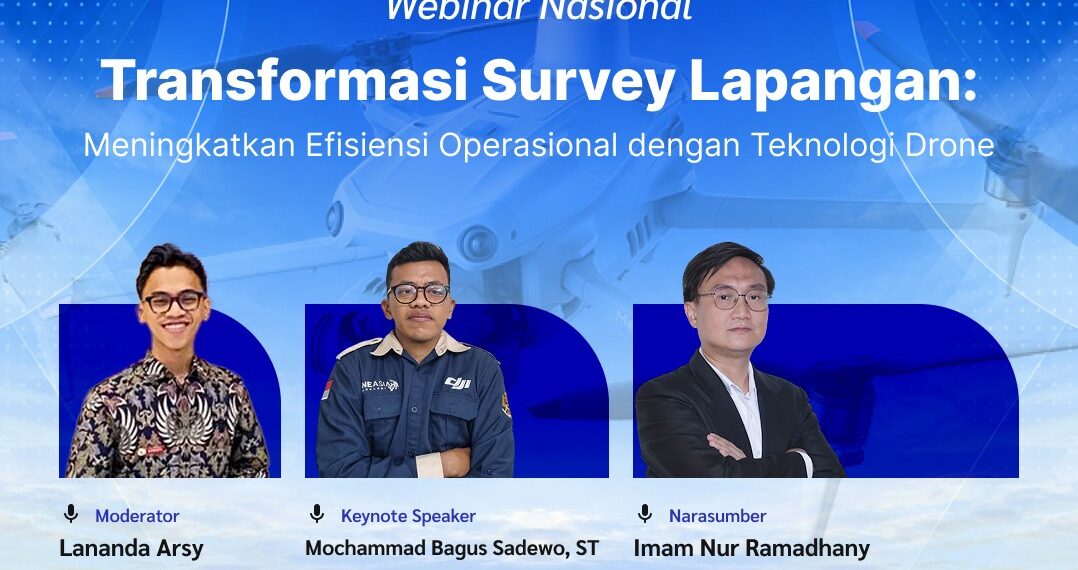 Sosialisasi Teknologi Drone, Komdigi dan One Asia Gelar Webinar Nasional Transformasi Survei Lapangan
