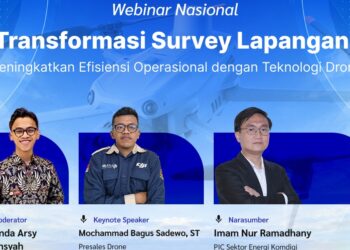 Sosialisasi Teknologi Drone, Komdigi dan One Asia Gelar Webinar Nasional Transformasi Survei Lapangan